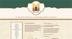 Desktop Screenshot of konditorei-mueller.com
